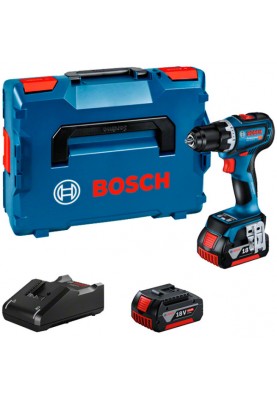 Bosch Шурупокрут-дриль ударний акумуляторний GSR 18V-90 C 18В 2х5А·рік 36-64Нм 0-2100об·хв кейс 1.1кг