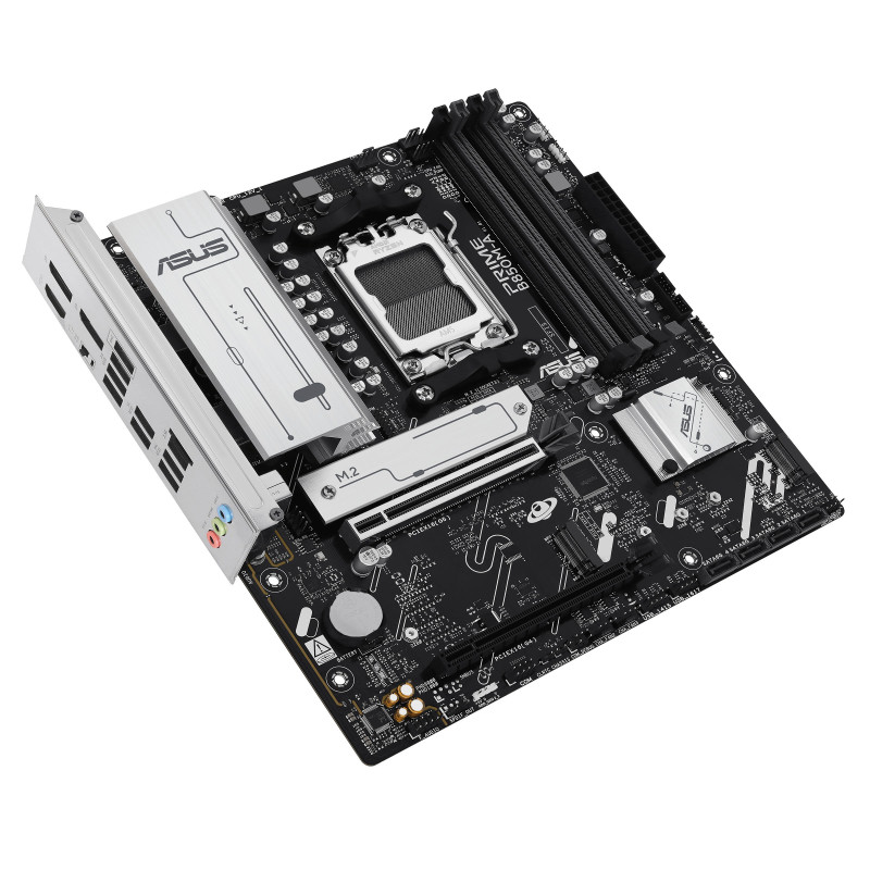 ASUS Материнcька плата PRIME B850M-A-CSM sAM5 B850 4xDDR5 M.2 HDMI DP mATX