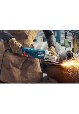 Bosch Шліфмашина кутова GWS 24-230 JZ, 230мм, 2400Вт , 8500об•хв, плавн. пуск, із системою захисту від пилу Cyclone Tech, 5.8кг