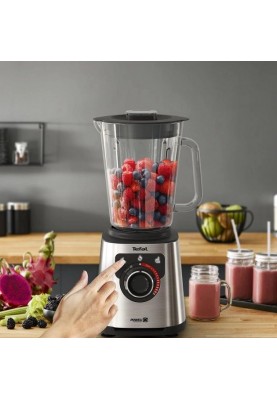 Tefal Блендер стаціонарний Perfect mix+, 1200Вт, чаша-1750мл, скло, сталь-чорний