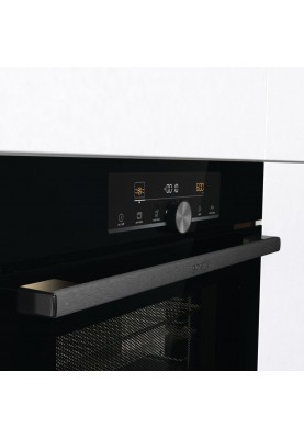 Gorenje Духова шафа електрична компактна, 50л, A+, дисплей, ф-ція мікрохвиль, чорний