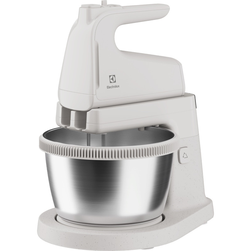 Electrolux Міксер стаціонарний 500Вт, насадки-4, чаша-метал, 3.5л, білий