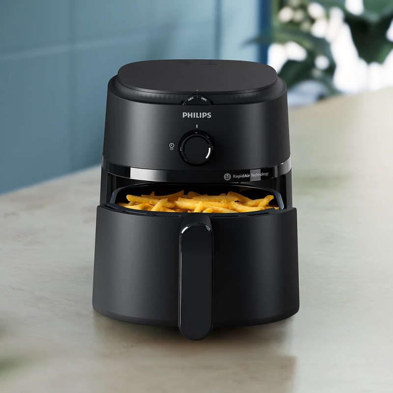Philips Мультипіч Ovi S, 1500Вт, чаша-3.4л, механічне керув., пластик, чорний