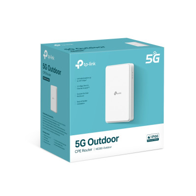 TP-Link Зовнішній маршрутизатор NE200, 5G, 1x2.5GE LAN (PoE) TP-Link Зовнішній маршрутизатор NE200, 5G, 1x2.5GE LAN (PoE)