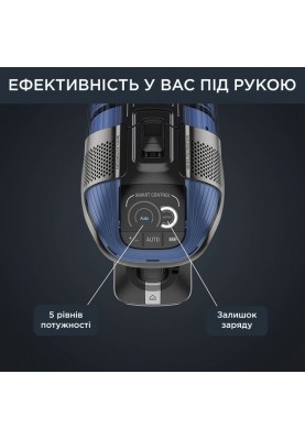 Rowenta Пилосос безпровідний X-Force Flex 12.60 Auto Aqua , 320Вт, чорно-синій