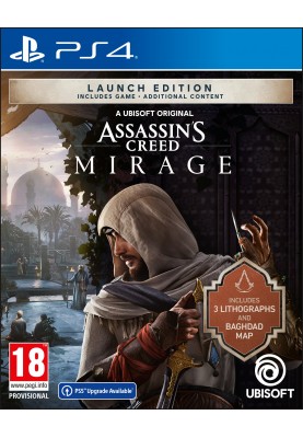 Games Software Assassin's Creed Mirage Launch Edition (Free upgrade to PS5) [BD disk] (PS4)