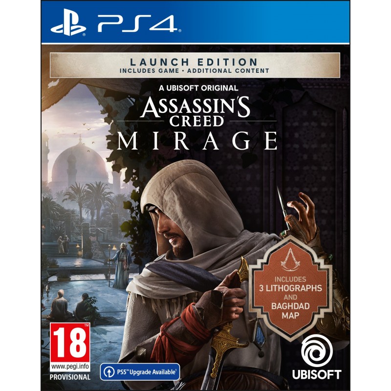 Games Software Assassin's Creed Mirage Launch Edition (Free upgrade to PS5) [BD disk] (PS4)