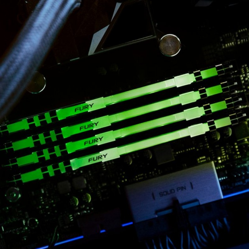 Kingston Пам'ять ПК DDR4 32GB 3600 FURY Beast RGB