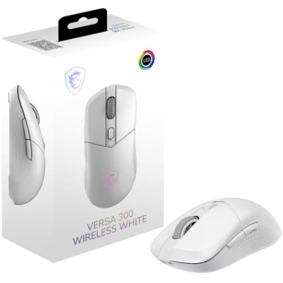 MSI Миша MSI VERSA 300 W WHITE, WIRELESS, RGB, WL, білий