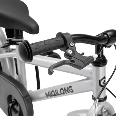Miqilong Дитячий велосипед ST 16" срібний