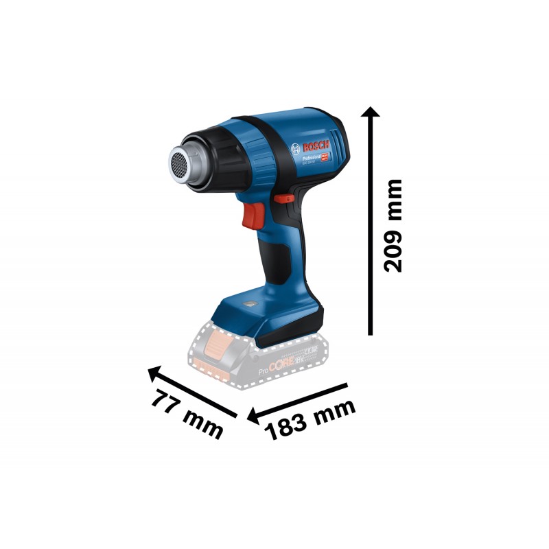 Bosch Фен будівельний Bosch GHG 18V-50 PROFESSIONAL