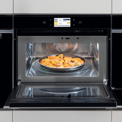 Whirlpool Мікрохвильова піч вбудована, 40л, електронне упр., 900Вт, гриль, дисплей, конвекція, чорний
