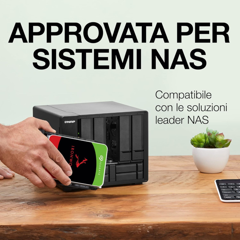 Seagate Жорсткий диск 2TB 3.5" 5400 256MB SATA IronWolf