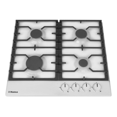 Hansa Варильна поверхня газова, 59см, чавун, біла Hansa Варильна поверхня газова, 59см, чавун, біла