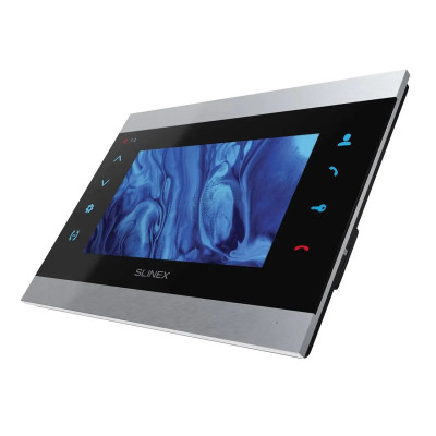 Slinex Відеодомофон SL-07N Cloud, IPS 7", детектор руху, переадресація, сріблястий чорний