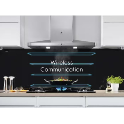 Electrolux Варильна поверхня індукційна, 60см, розширена зона, датчик кипіння, Hob2Hood, чорний