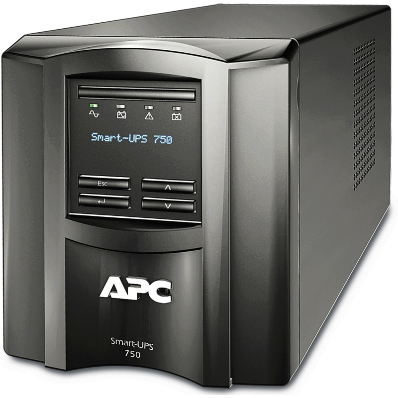 APC Джерело безперебійного живлення Smart-UPS 750VA/500W, LCD, USB, SmartConnect, 8xC13