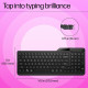 HP Клавіатура мембранна HP 460 Multi-Device key, BT, EN/UK, чорний