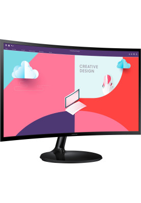 Samsung Монітор 27" S27C360E D-Sub, HDMI, VA, 75Hz, 4ms, CURVED