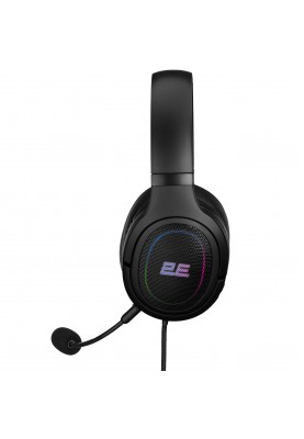 2E Gaming Гарнітура ігрова HG330, mini-jack/dual 3.5mm, RGB, 2м, чорний