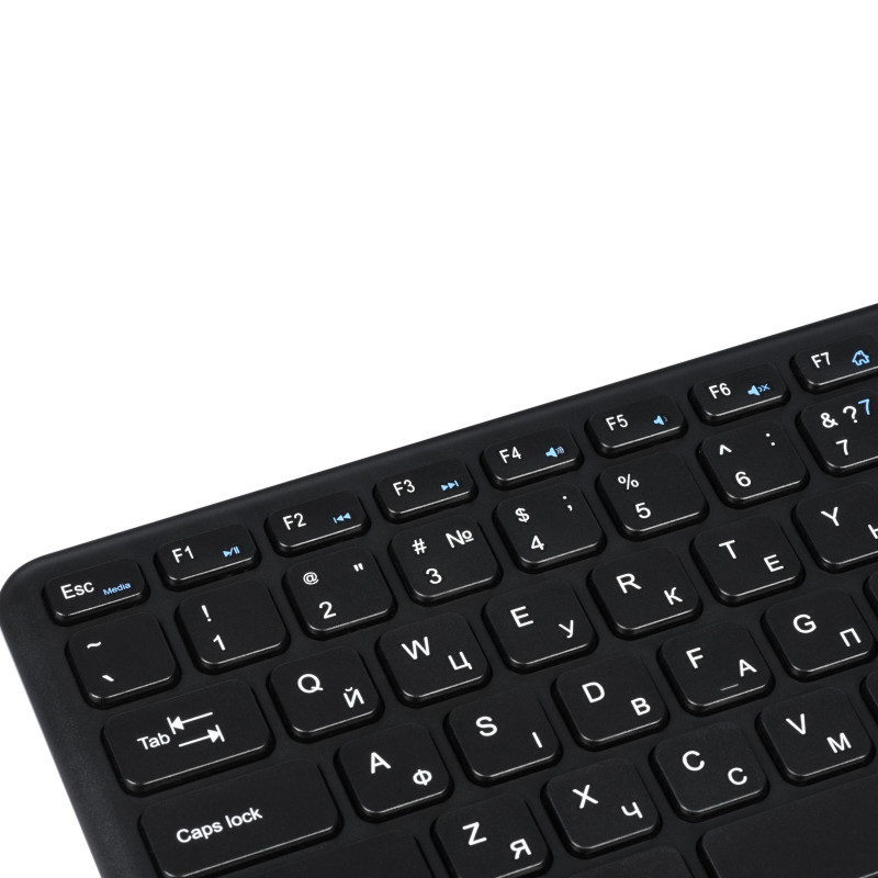 2E Клавіатура ножнична KT100 78key, WL, EN/UK, чорний