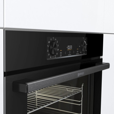 Gorenje Комплект (духовка електрична BOS6737E06BG + поверхня індукційна GI6401BSC), 743032, чорний