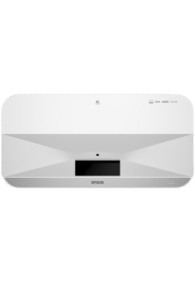 Epson Проектор ультракороткофокусний EH-QS100W UHD, 4500 lm, LASER, 0.16, білий