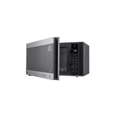 LG Мікрохвильова піч, 25л, електрон. керування, 1000Вт, гриль, дисплей, сріблястий