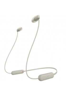 Sony Навушники WI-C100 In-ear IPX4 Wireless Бежевий