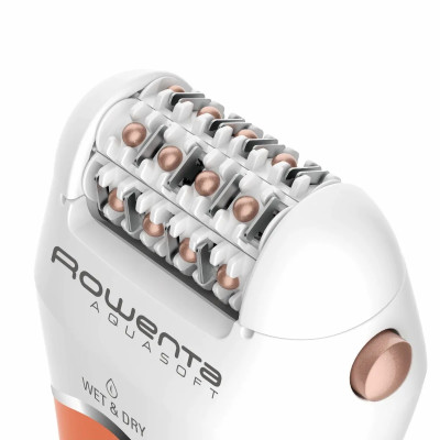 Rowenta Епілятор Aquasoft Wet&Dry пінцетний, акумуляторний , пінцет.-24, волог.+сух., насадок-3, кораловий Rowenta Епілятор Aquasoft Wet&Dry пінцетний, акумуляторний , пінцет.-24, волог.+сух., насадок-3, кораловий