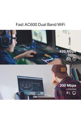 TP-Link Адаптер WiFi TP-LINK Archer T2E AC600, PCI-Express x1