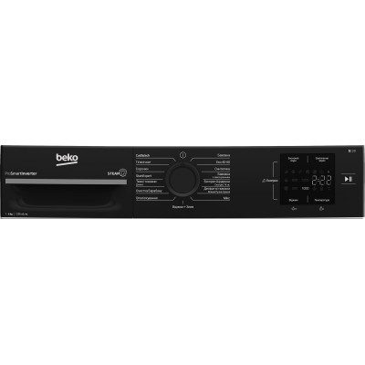 Beko Пральна машина Beko фронтальна, 6кг, 1200, B, 45см, дисплей, інвертор, пара, білий Beko Пральна машина Beko фронтальна, 6кг, 1200, B, 45см, дисплей, інвертор, пара, білий