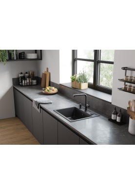 Hansgrohe Набір для кухні, гранітна мийка S520-F510 + зміш. Talis M54, чорний графіт-чорний матовий