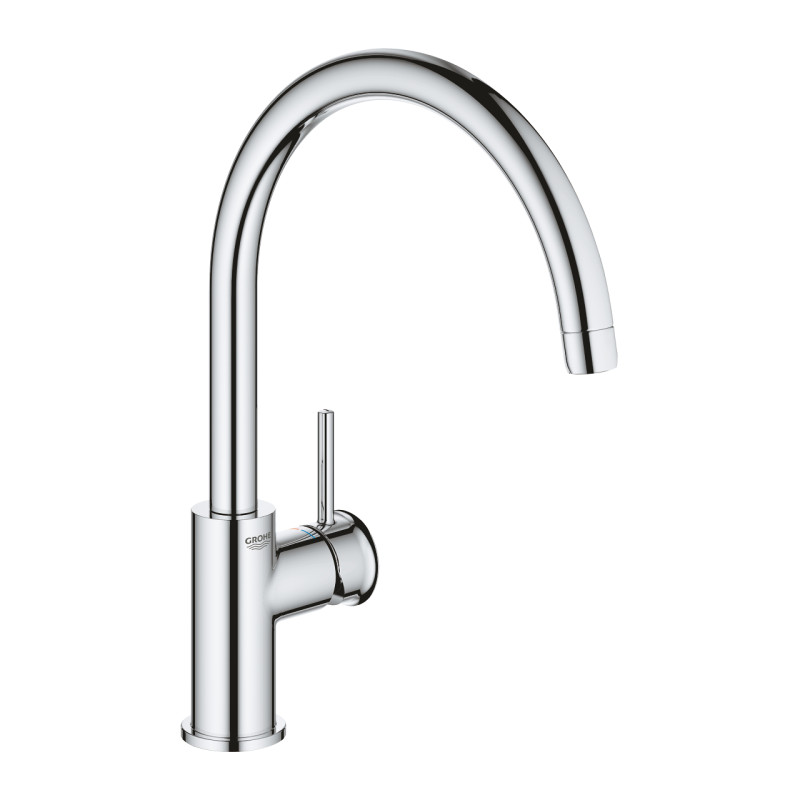 Grohe Змішувач для кухні QuickFix Start Classic, довж.виливу - 223мм, поворотний, 1важіль, хром