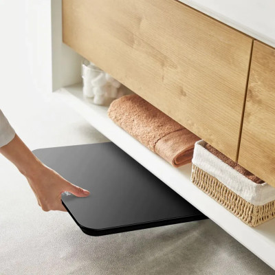 Tefal Ваги Tefal підлогові Premiss, 160кг, AAAx2 в комплекті, скло, чорний