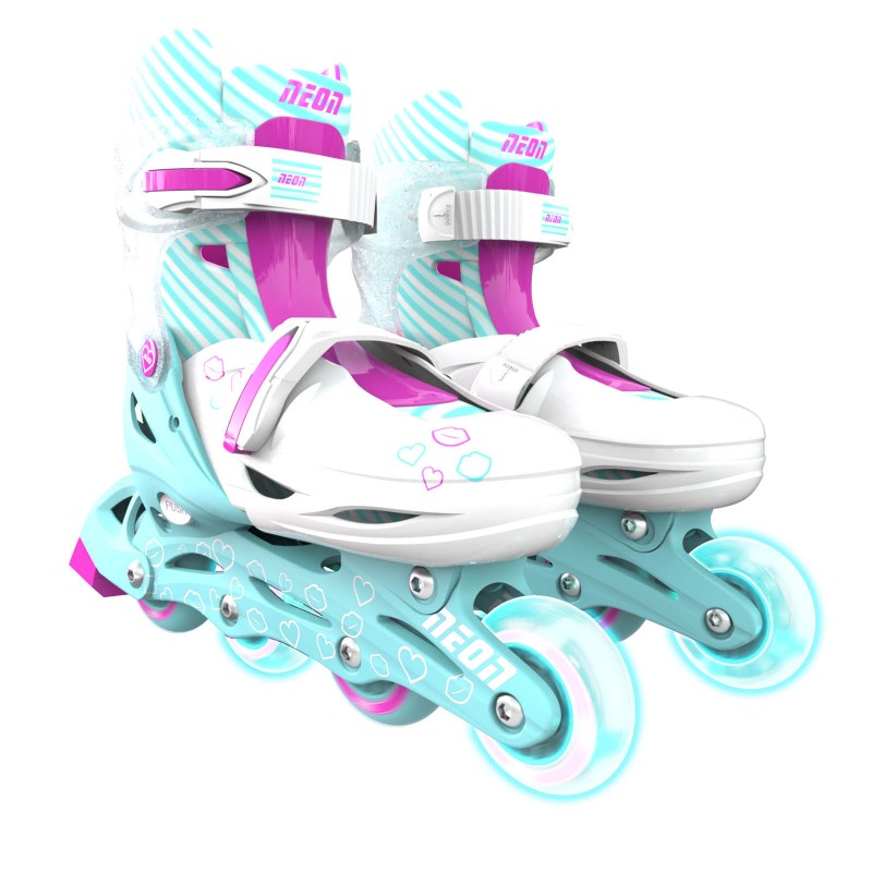 NEON Ролики Inline Skates Бірюзовий (Розмір 34-38)