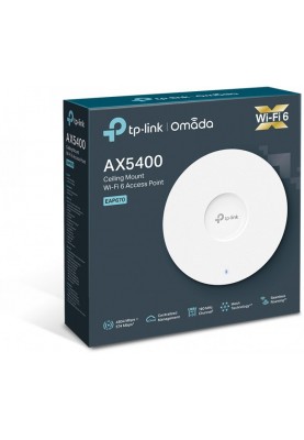 TP-Link Точка доступу EAP670 AX5400 1x2.5GE LAN PoE MU-MIMO стел.