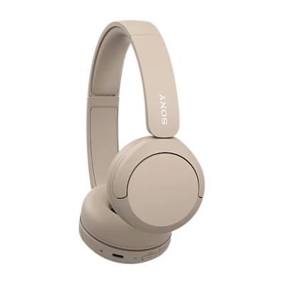 Sony Навушники On-ear WH-CH520 BT 5.2, SBC, AAC, Wireless, Mic, Бежевий