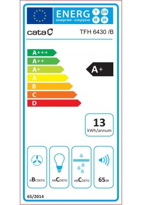 Cata Витяжка телескопічна, 60см, 698м.куб/рік, TFH 6430 gwh, білий