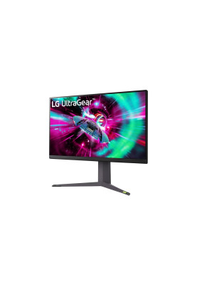 LG Монітор 31.5" 32GR93U-B 2xHDMI, DP, USB, Audio, IPS, 3840x2160, 144Hz, 1ms, DCI-P3 95%, G-SYNC, FreeSync, Pivot, HDR400