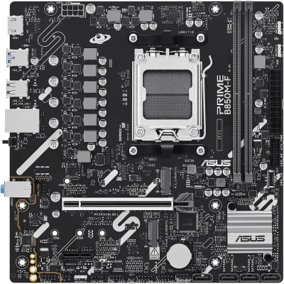 ASUS Материнська плата PRIME B850M-F sAM5 B850 2xDDR5 M.2 HDMI Wi-Fi BT mATX