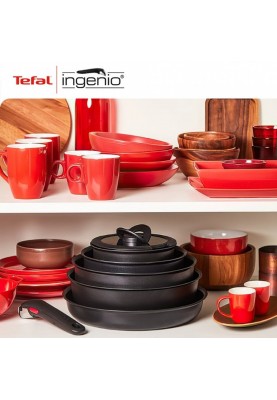 Tefal Набір посуду Ingenio Daily Chef 8 предметів, алюміній, кришка, змінна ручка