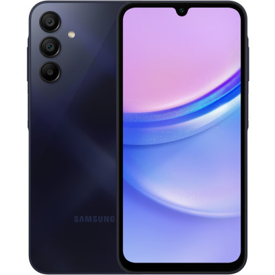 Samsung Смартфон Galaxy A15 (A155) 6.5" 4/128ГБ, 2SIM, 5000мА•год, чорний
