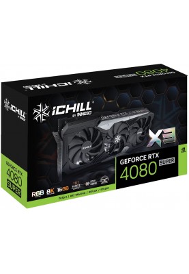 Inno3d Відеокарта GeForce RTX 4080 Super 16GB GDDR6X iChill X3