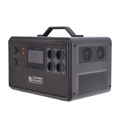 Könner & Söhnen Портативна електростанція Konner&Sohnen KS 2400PS, 2400Вт, 2240Вт/рік, LifePo4, Bluetooth, 25.9кг
