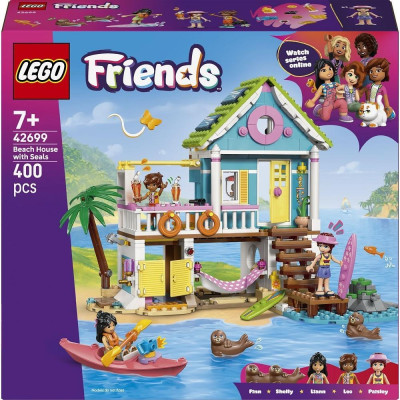LEGO Конструктор LEGO Friends Пляжний будиночок з морськими котиками
