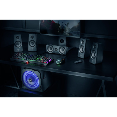 Trust Акустична система (Колонки) 5.1 GXT 658 Tytan Surround Speaker System Black