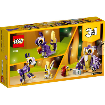 LEGO Конструктор Creator Фантастичні лісові істоти 31125