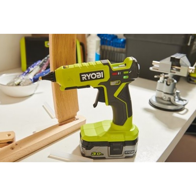 Ryobi Пістолет клейовий RGL18-0 акумуляторний ONE+,18В, стрижні 11/12 мм