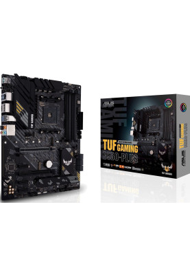 ASUS Материнcька плата TUF GAMING B550-PLUS sAM4 B550 4xDDR4 M.2 HDMI DP ATX